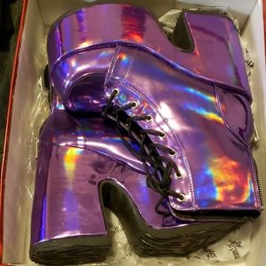 Rave Purple Boots